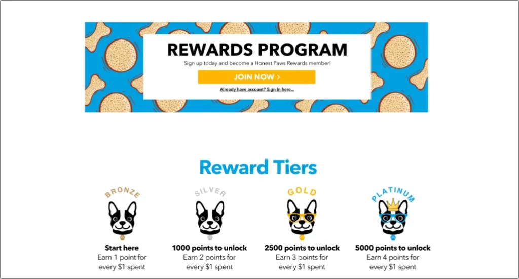 Pet supply reward program