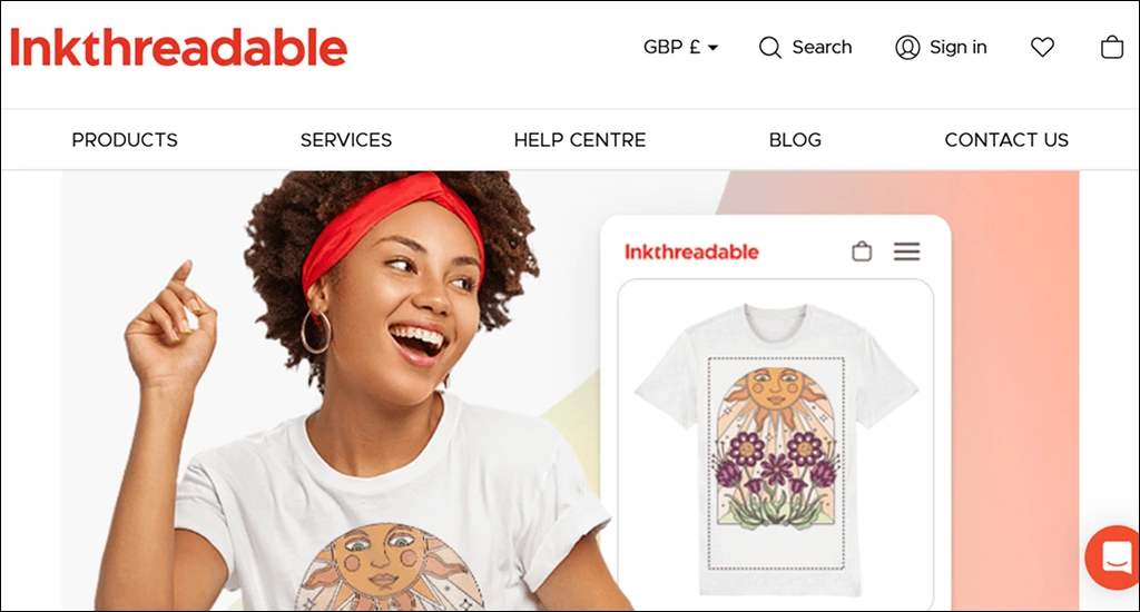 Inthreadable Print-on-demand