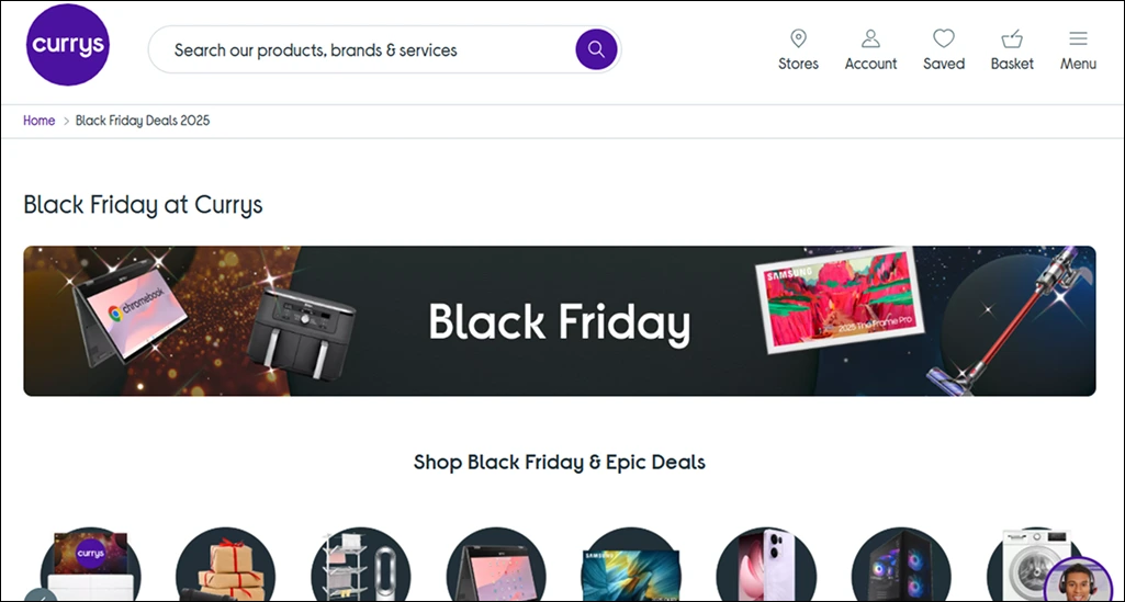 Black Friday Deals Currys UK