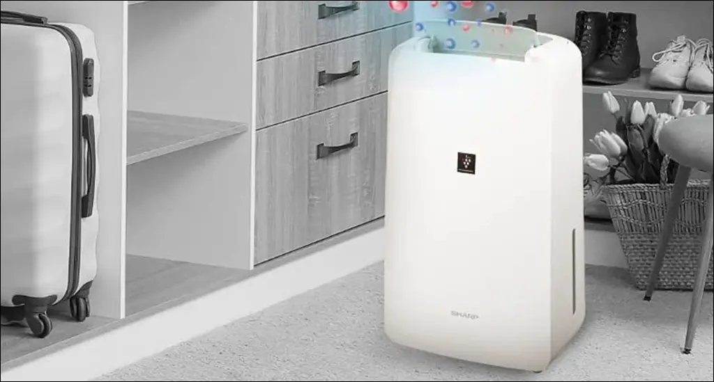 SHARP DW-J20FM-W Dehumidifier