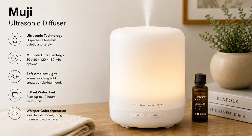 MUJI Ultrasonic Aroma Diffuser
